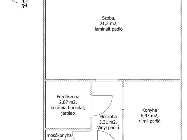 Távfűtéses lakás a városközpontban
